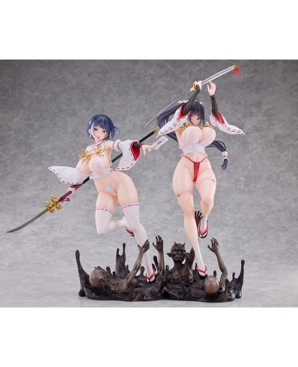 [18禁商品] HOTVENUS 1/6 淪為奴隸的戰巫女 藤堂朔夜 與 東堂伊織 套組 PVC完成品 [18禁商品] HOTVENUS 1/6 淪為奴隸的戰巫女 藤堂朔夜 與 東堂伊織 套組 PVC完成品