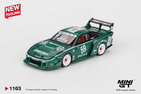 (預購) MINIGT 1/64 日產 Nissan LB-Super Silhouette 180SX  2026 TAS RHD MGT01163-R 20260115 MINIGT 1/64 日產 Nissan LB-Super Silhouette 180SX  2026 TAS RHD MGT01163-R