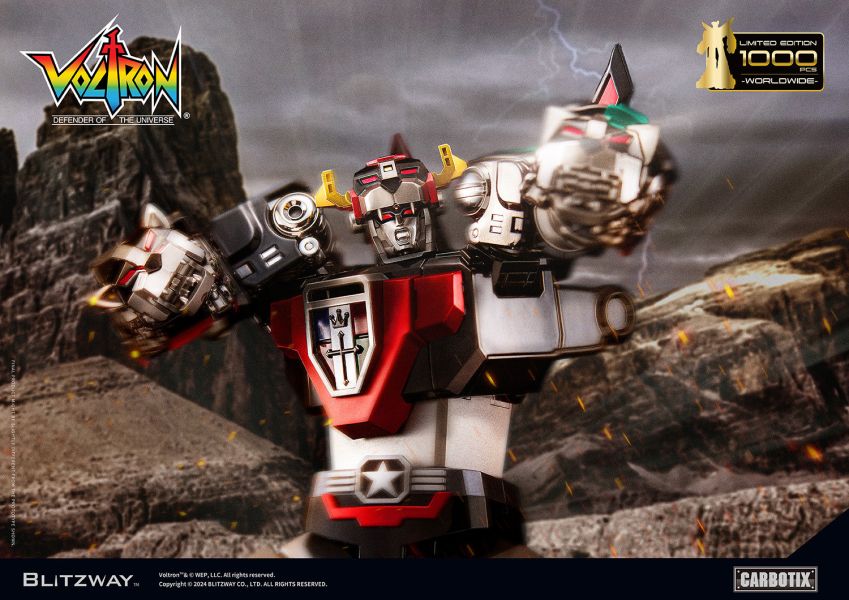 [黑色限定版] Blitzway CARBOTIX Voltron 五獅合體 百獸王 聖戰士 本體＆專用武器收納底座 分別販售 [黑色限定版] Blitzway CARBOTIX Voltron 五獅合體 百獸王 聖戰士 本體＆專用武器收納底座 分別販售
