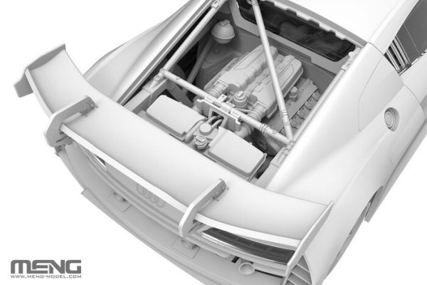 MENG 1/64 奥迪 Audi R8 LMS GT3 EVO II 組裝模型 MENG 1/64 奥迪 Audi R8 LMS GT3 EVO II 組裝模型