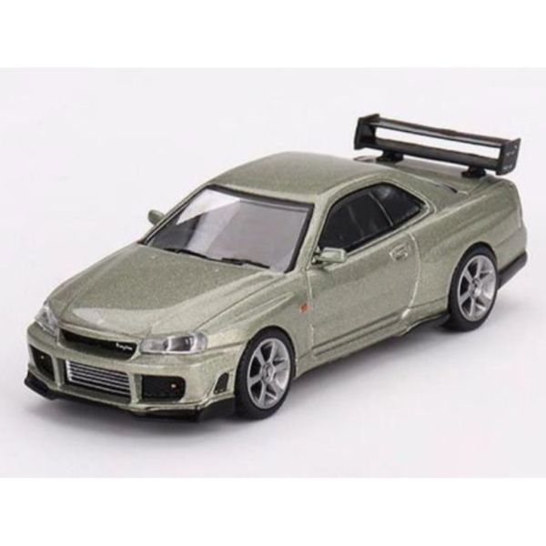 MINIGT 1/64 日產 Nissan Skyline GT-R R34 Millennium Jade 右駕 MINIGT 1/64 日產 Nissan Skyline GT-R R34 Millennium Jade 右駕