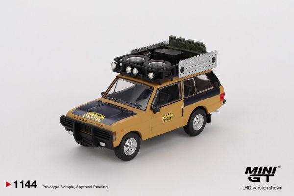 (預購) MINIGT 1/64 荒野路華 Range Rover 1981 Camel Trophy Sumatra C.Swoboda & K.Mentel Winner LHD 左駕 盒裝版 MGT01144-L 20251030 MINIGT 1/64 荒野路華 Range Rover 1981 Camel Trophy Sumatra C.Swoboda & K.Mentel Winner LHD 左駕 盒裝版 MGT01144-L