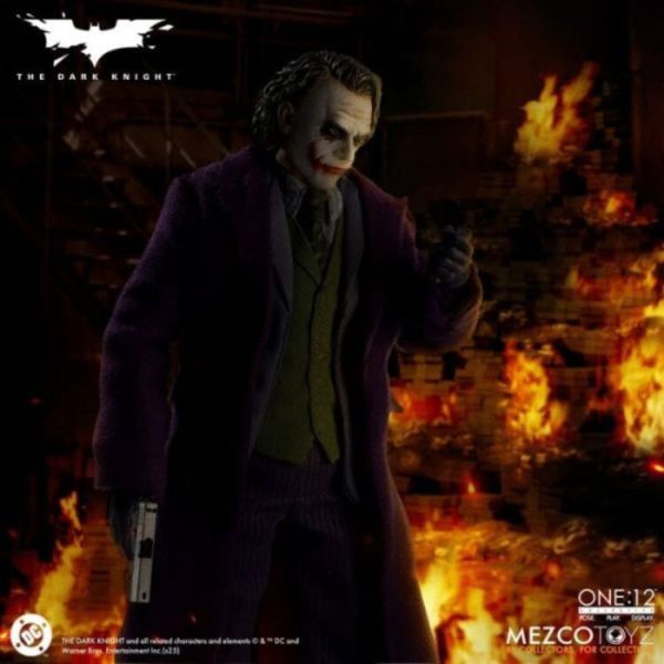 (預購) MEZCO TOYZ One:12 Collective 黑暗騎士 小丑 約17cm 可動人偶 20251007 (預購) MEZCO TOYZ One:12 Collective 黑暗騎士 小丑 約17cm 可動人偶 20251007