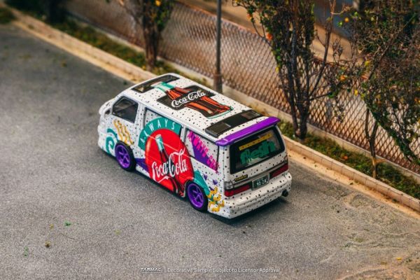 TARMAC 1/64 豐田 Toyota Hiace Wagon Custom Coca-Cola Delivery Van T64-078-CC TARMAC 1/64 豐田 Toyota Hiace Wagon Custom Coca-Cola Delivery Van T64-078-CC