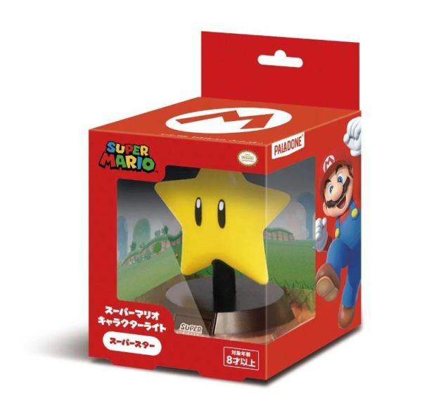 (預購) [再販] Nintendo 超級瑪利歐 小夜燈-無敵星星 20260423 [再販] Nintendo 超級瑪利歐 小夜燈-無敵星星