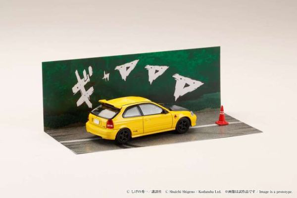 (預購) [吊卡版] 頭文字D 30周年紀念 第二彈 Hobby JAPAN 1/64 本田 Honda CIVIC (EK9) Todojuku / 頭文字 D  舘 智幸 vs 藤原拓海 HJDMD007 (預購) [吊卡版] 頭文字D 30周年紀念 第二彈 Hobby JAPAN 1/64 本田 Honda CIVIC (EK9) Todojuku / 頭文字 D  舘 智幸 vs 藤原拓海 HJDMD007