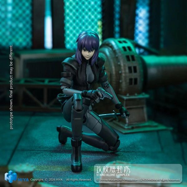 (預購) Hiya Toys E.S.S. 1/12 14.5cm 攻殼機動隊 草薙素子 戰鬥服ver. ESG0203 可動完成品 20260825 Hiya Toys E.S.S. 1/12 14.5cm 攻殼機動隊 草薙素子 戰鬥服ver. ESG0203 可動完成品
