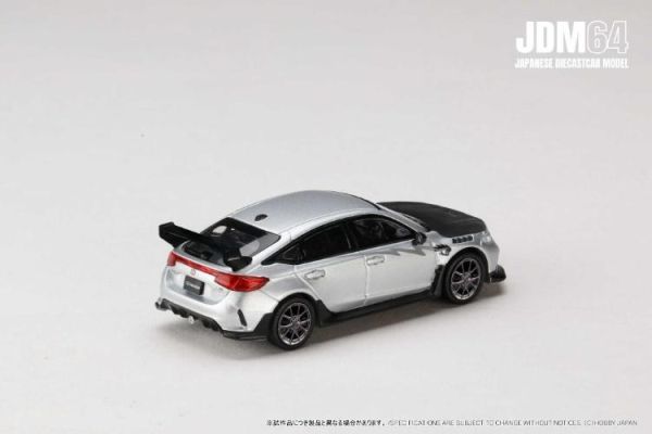 (預購) Hobby JAPAN 1/64 本田 Honda Civic TYPE R (FL5) MUGEN Group.B (2024) Matte Silver 消光銀 HJDM005B-33 20260406 Hobby JAPAN 1/64 本田 Honda Civic TYPE R (FL5) MUGEN Group.B (2024) Matte Silver 消光銀 HJDM005B-33
