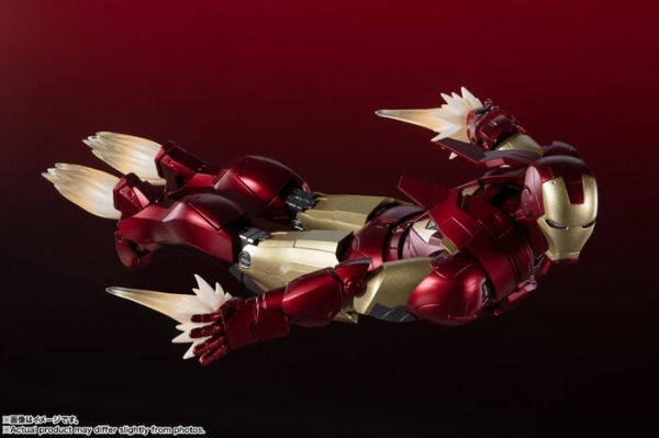BANDAI S.H.Figuarts SHF 鋼鐵人 馬克6 THE INFINITY SAGA 可動完成品 BANDAI S.H.Figuarts SHF 鋼鐵人 馬克6 THE INFINITY SAGA 可動完成品