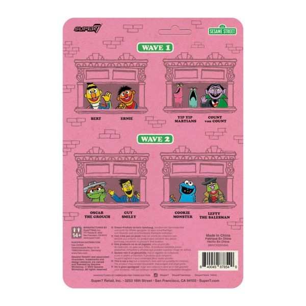 Super7 3.75吋 芝麻街 Sesame Street 餅乾怪獸 Cookie Monster Wave 2 可動完成品 Super7 3.75吋 芝麻街 Sesame Street 餅乾怪獸 Cookie Monster Wave 2 可動完成品