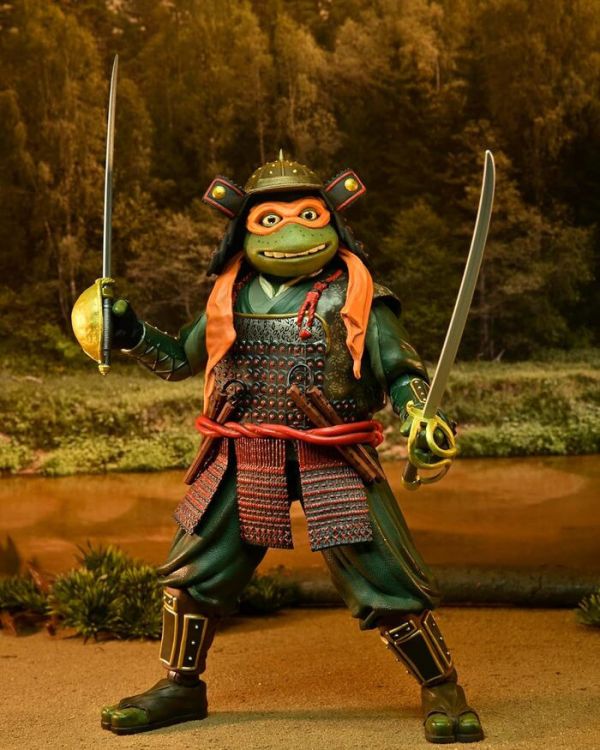 NECA 7吋 忍者龜III 時空武士 李奧納多&米開朗基羅 武士 2入套組 可動完成品 NECA 7吋 忍者龜III 時空武士 李奧納多&米開朗基羅 武士 2入套組 可動完成品