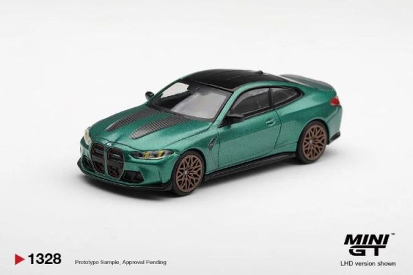 (預購) [吊卡版] MINIGT 1/64 寶馬 BMW M4 CS Frozen Isle of Man Green Metallic LHD MGT01328-BL 20260702 [吊卡版] MINIGT 1/64 寶馬 BMW M4 CS Frozen Isle of Man Green Metallic LHD MGT01328-BL