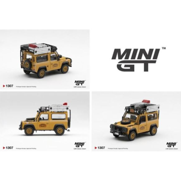 (預購) [吊卡版] MINIGT 1/64 荒原路華 Land Rover Defender 90 1985 Camel Trophy Borneo Team Japan MGT01307-BL LHD 20260604 [吊卡版] MINIGT 1/64 荒原路華 Land Rover Defender 90 1985 Camel Trophy Borneo Team Japan MGT01307-BL LHD