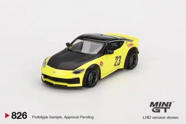 MINIGT 1/64 日產 Nissan Z LB★NATION WORKS 雷電黃 MGT00826-L MINIGT 1/64 日產 Nissan Z LB★NATION WORKS 雷電黃 MGT00826-L