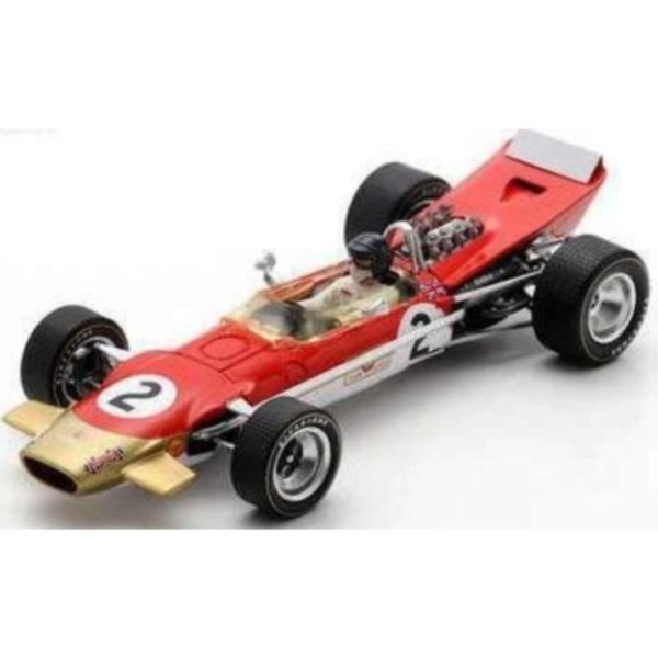 (預購) SPARK 1/43 蓮花 Lotus 49B No.2 Gold Leaf Team Lotus 5th Belgium GP 1968 S6366 20260812 SPARK 1/43 蓮花 Lotus 49B No.2 Gold Leaf Team Lotus 5th Belgium GP 1968 S6366
