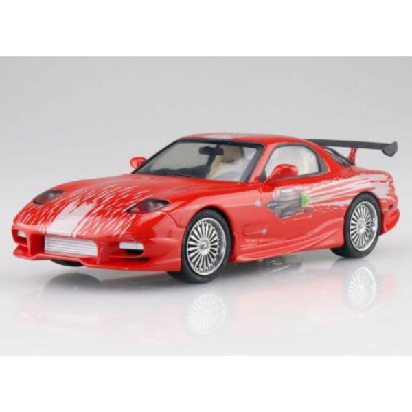 AOSHIMA青島 1/24 玩命關頭 龍捲風 唐老大 FD3S RX-7 組裝模型  Movie Mecha WS-03 AOSHIMA青島 1/24 玩命關頭 Movie Mecha WS-03 FD3S RX-7 組裝模型