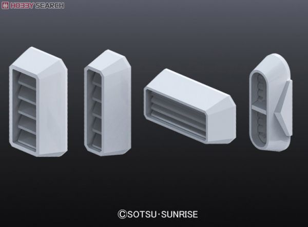 BANDAI BUILDERS PARTS 改造配件 MS 散熱裝置 散熱口 01 BANDAI BUILDERS,PARTS,改造配件,MS,散熱裝置,散熱口,01