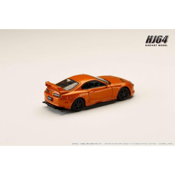 Hobby JAPAN 1/64 豐田 Toyota SUPRA JZA80 JDM改裝版 金屬橘色 Hobby JAPAN 1/64 豐田 Toyota SUPRA JZA80 JDM改裝版 金屬橘色