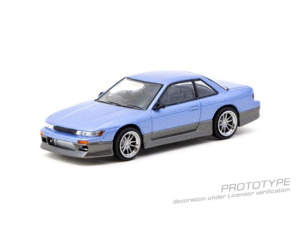 TARMAC WORKS 1/64 日產 VERTEX Nissan Silvia (S13) Blue / Grey T64G-025-PU TARMAC WORKS 1/64 日產 VERTEX Nissan Silvia (S13) Blue / Grey T64G-025-PU