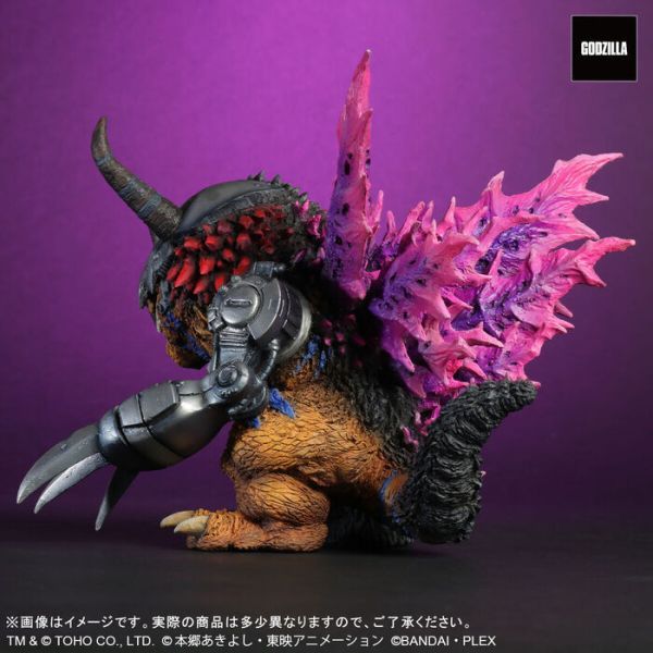 聯動企劃限定 [PB商店] BANDAI X-PLUS DefoReal 哥吉拉 vs 數碼寶貝 機械暴龍獸 G侵蝕模式 PVC完成品 [PB商店] BANDAI X-PLUS DefoReal 哥吉拉vs數碼寶貝 機械暴龍獸 G侵蝕模式 PVC完成品