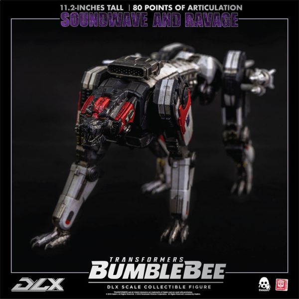 THREEZERO 變形金剛 大黃蜂 DLX 聲波及機械狗 可動完成品 THREEZERO 變形金剛 大黃蜂 DLX 聲波及機械狗 可動完成品