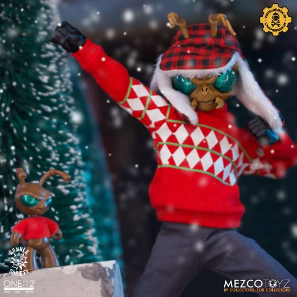 MEZCO TOYZ One:12 Collective Holiday Gomez 聖誕節螞蟻 可動完成品 MEZCO TOYZ,One:12 Collective,Holiday Gomez,聖誕節螞蟻,可動完成品,