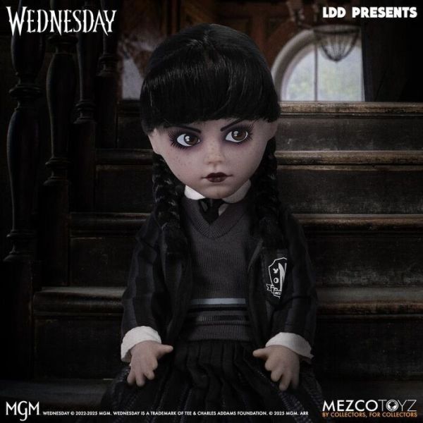 MEZCO TOYZ 活死人娃娃系列 Netflix Wednesday 星期三 奈落學院制服 可動完成品 MEZCO TOYZ 活死人娃娃系列 Netflix Wednesday 星期三 奈落學院制服 可動完成品