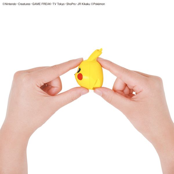 BANDAI 精靈寶可夢 神奇寶貝 Pokemon PLAMO 快組系列 003 皮卡丘 戰鬥姿勢 組裝模型 BANDAI POKEPLA QUICK #03 精靈寶可夢 皮卡丘 戰鬥姿勢 免工具組裝模型
