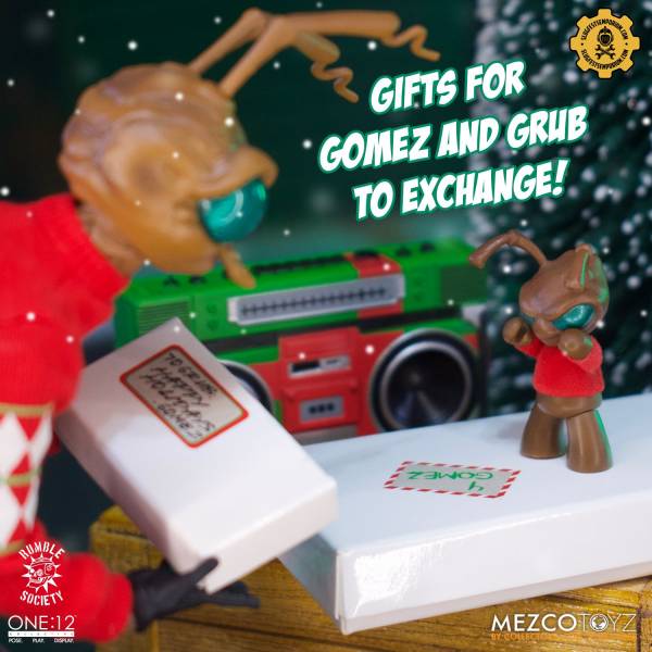 MEZCO TOYZ One:12 Collective Holiday Gomez 聖誕節螞蟻 可動完成品 MEZCO TOYZ,One:12 Collective,Holiday Gomez,聖誕節螞蟻,可動完成品,