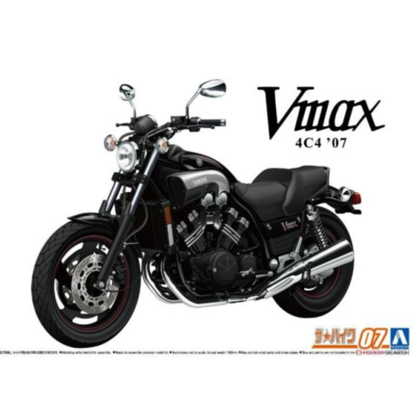 (預購) AOSHIMA 青島 1/12 機車#7 山葉 4C4 Vmax '07 20260609 AOSHIMA 青島 1/12 機車#7 山葉 4C4 Vmax '07
