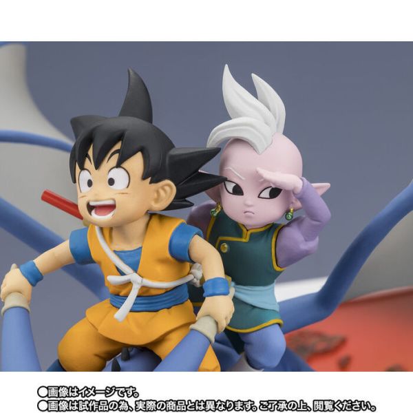 BANDAI Figuarts ZERO 七龍珠DAIMA 孫悟空(MINI)&界王神(MINI) PVC完成品 BANDAI Figuarts ZERO 七龍珠DAIMA 孫悟空(MINI)&界王神(MINI) PVC完成品