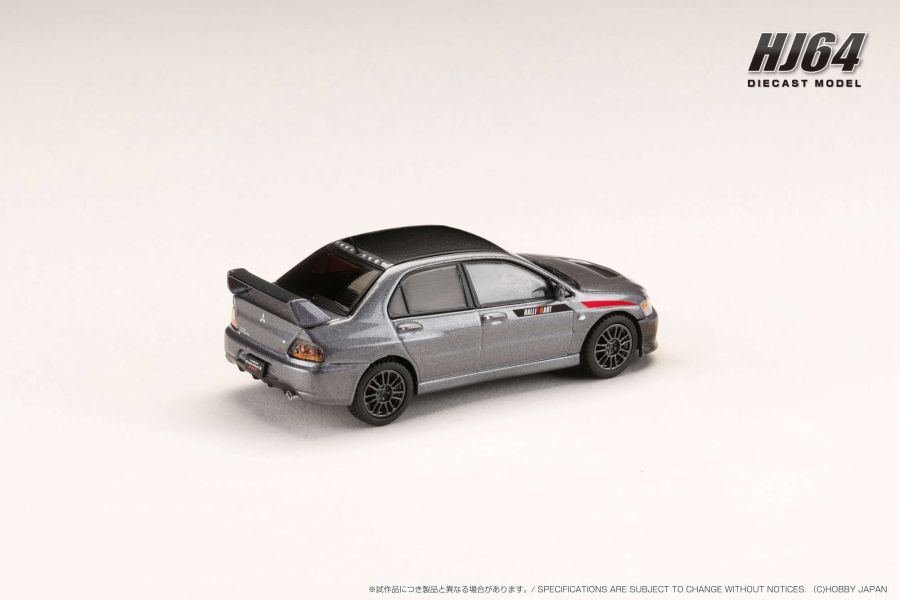 [附引擎特典] Hobby JAPAN 1/64 三菱 MITSUBISHI LANCER EVOLUTION 9 MR GSR JDM改裝版(附展示引擎) 中紫雲母灰 Hobby JAPAN 1/64 三菱 MITSUBISHI LANCER EVOLUTION 9 MR GSR JDM改裝版(附展示引擎) 中紫雲母灰