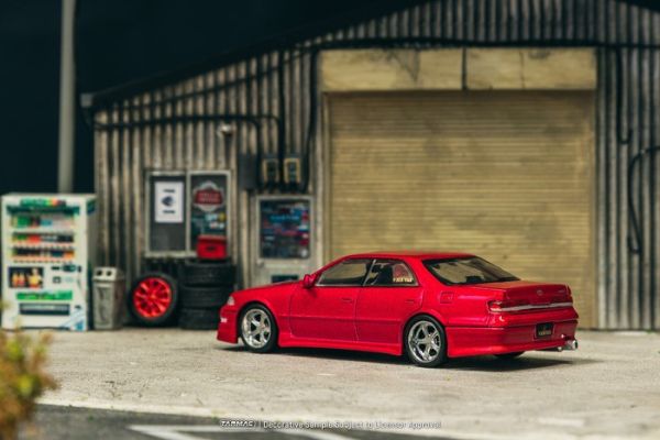TARMAC WORKS 1/64 豐田 VERTEX Toyota Mark II JZX100 Red Metallic T64G-024-RE TARMAC WORKS 1/64 豐田 VERTEX Toyota Mark II JZX100 Red Metallic T64G-024-RE