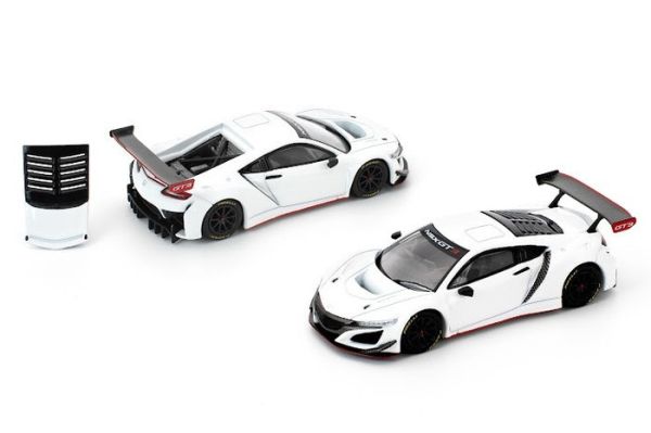 POP RACE 1/64 本田 HONDA NSX GT3 EVO22 WHITE PR640280 POP RACE 1/64 本田 HONDA NSX GT3 EVO22 WHITE PR640280