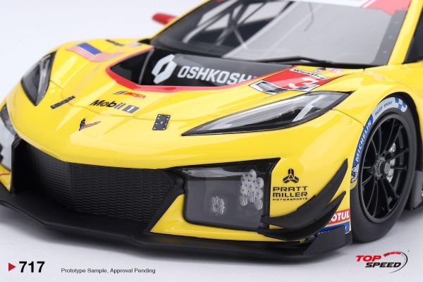 (預購) TOP SPEED 1/18 雪佛蘭 Chevrolet Corvette Z06 GT3.R #3 Corvette Racing by Pratt Miller Motorsports 2026 IMSA Daytona 24 Hrs TS0717 20260824 TOP SPEED 1/18 雪佛蘭 Chevrolet Corvette Z06 GT3.R #3 Corvette Racing by Pratt Miller Motorsports 2026 IMSA Daytona 24 Hrs TS0717