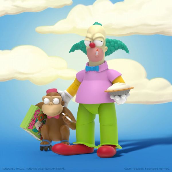Super7 7吋 辛普森家庭 The Simpsons 小丑庫斯提 Krusty The Clown Wave 2 可動完成品 Super7 7吋 辛普森家庭 The Simpsons 小丑庫斯提 Krusty The Clown Wave 2 可動完成品