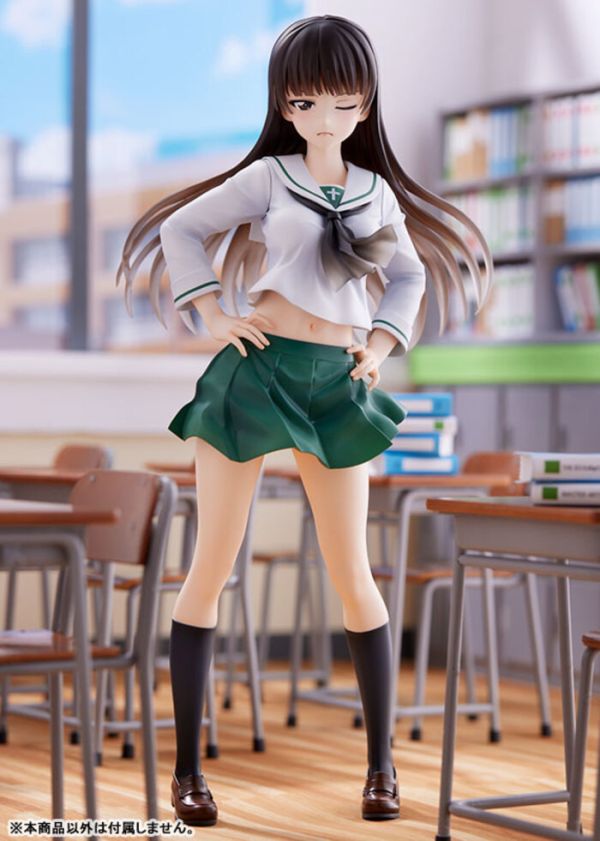 [再販] WAVE 1/7 少女與戰車 西住志穗 大洗女子學園制服ver. PVC完成品 DT-192 [再販] WAVE 1/7 少女與戰車 西住志穗 大洗女子學園制服ver. PVC完成品 DT-192