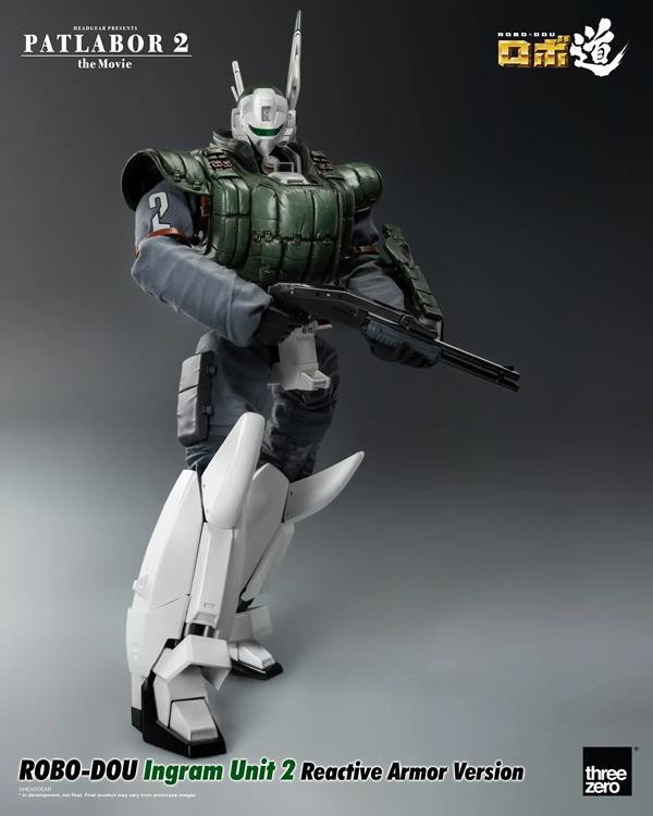 threezero 機動警察劇場版Ⅱ ROBO-DOU 英格倫2號機反應裝甲 可動完成品 threezero 機動警察劇場版Ⅱ ROBO-DOU 英格倫2號機反應裝甲 可動完成品