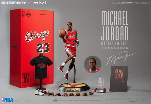 [台灣限定版] ENTERBAY / 1/6 / NBA  / 麥可喬丹 Michael Jordan / 新秀時期 Rookie / 芝加哥公牛隊 / 籃球之神 籃球大帝 23號 ENTERBAY,1/6,NBA,芝加哥公牛隊,麥可喬丹,Michael Jordan,新秀時期,Rookie,籃球之神,籃球大帝,23號