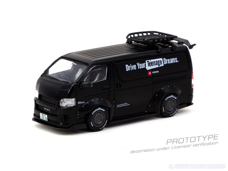 TARMAC WORKS 1/64 豐田 Toyota Hiace Widebody 寬體海獅 黑色 TARMAC WORKS 1/64 豐田 Toyota Hiace Widebody 寬體海獅 黑色