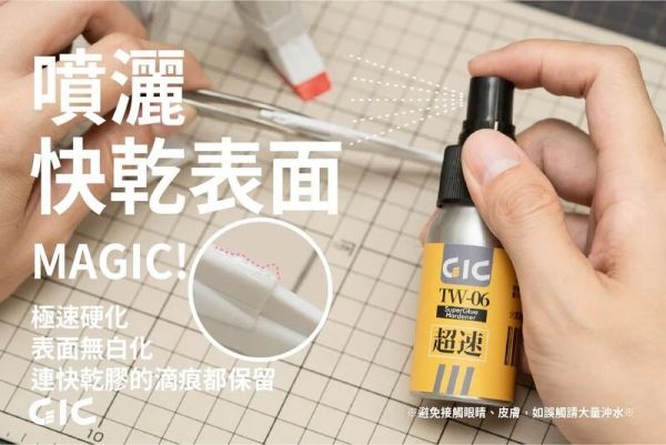 GIC TW-06 模型用 瞬間膠催化劑 GIC,TW-06,模型用,瞬間膠,催化劑,