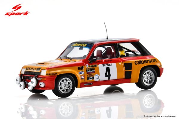 (預購) SPARK 1/43 雷諾 Renault 5 Turbo No.4 Tour Auto 1980 20261109 SPARK 1/43 雷諾 Renault 5 Turbo No.4 Tour Auto 1980