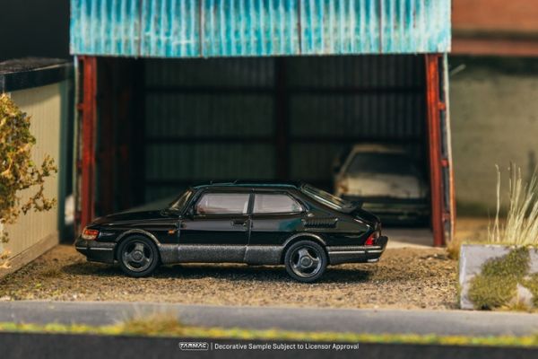 TARMAC WORKS 1/64 Saab 900 Turbo Black TARMAC WORKS 1/64 Saab 900 Turbo Black