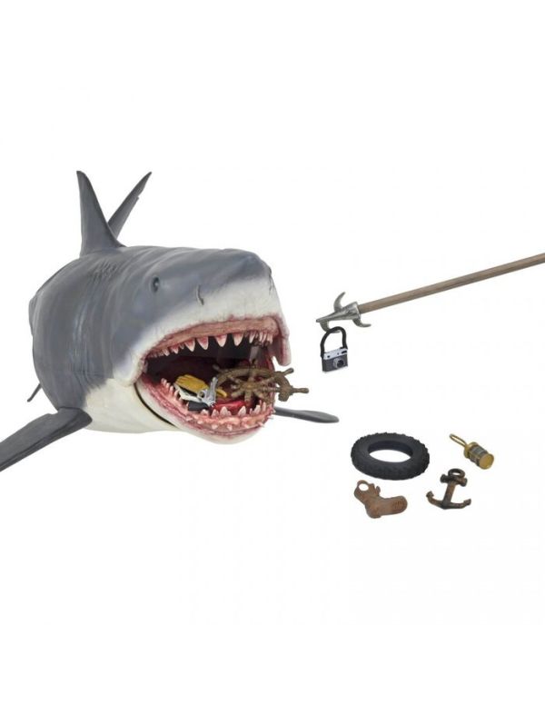 NECA 50週年紀念限定 大白鯊 JAWS 大白鯊遊戲  典藏組 15吋 可動完成品 NECA 大白鯊遊戲 50週年 15吋 可動完成品