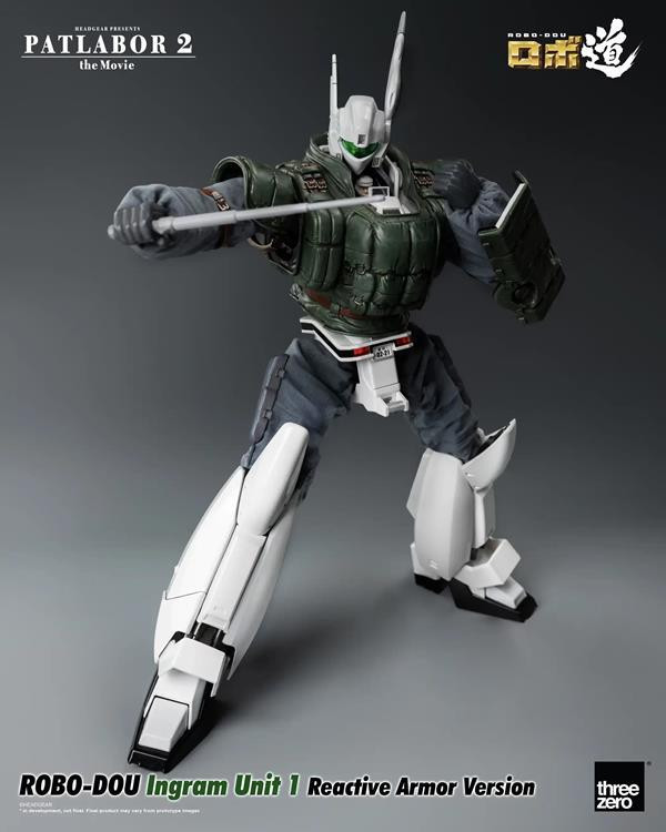 threezero 機動警察劇場版Ⅱ ROBO-DOU 英格倫1號機反應裝甲 可動完成品 threezero 機動警察劇場版Ⅱ ROBO-DOU 英格倫1號機反應裝甲 可動完成品