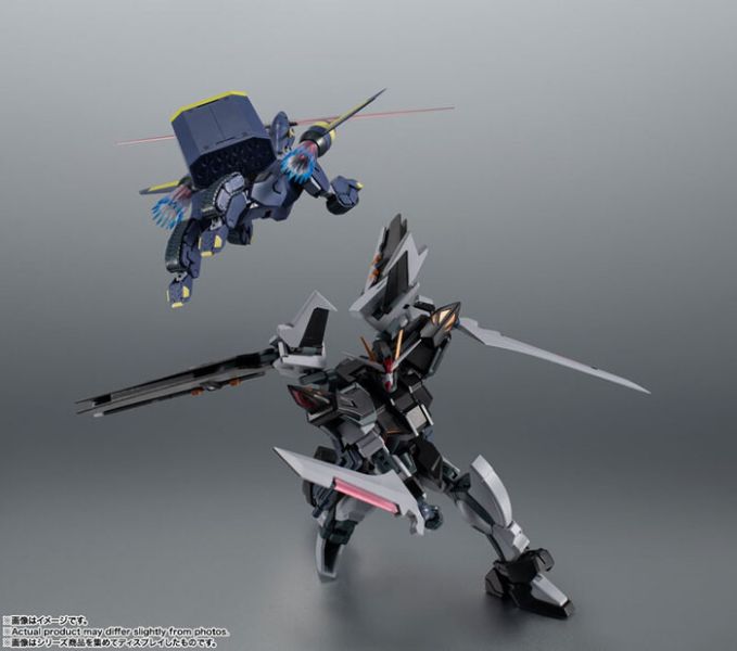 BANDAI ROBOT魂 SIDE MS GAT-X105E+AQM/E-X09S 漆黑攻擊鋼彈 ver. A.N.I.M.E. BANDAI ROBOT魂 SIDE MS GAT-X105E+AQM/E-X09S 漆黑攻擊鋼彈 ver. A.N.I.M.E.