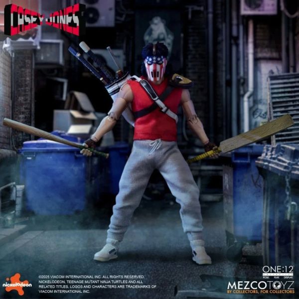 (預購) MEZCO TOYZ One:12 Collective 忍者龜 凱西·瓊斯 約17cm 人偶 可動完成品 20251112 (預購) MEZCO TOYZ One:12 Collective 忍者龜 凱西·瓊斯 約17cm 人偶 可動完成品 20251112