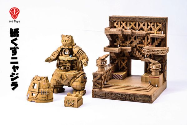 Bid Toys 紙屑喵機拉 Waste Paper Nyajira 喵機拉與地台套裝組 靜態完成品 分別販售 Bid Toys 紙屑喵機拉 Waste Paper Nyajira 喵機拉與地台套裝組 靜態完成品