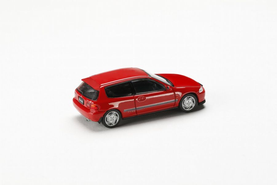Hobby JAPAN 1/64 JDM64 本田 Honda CIVIC (EG6) SIR-Ⅱ 五代喜美 米蘭紅 Hobby JAPAN 1/64 JDM64 本田 Honda CIVIC (EG6) SIR-Ⅱ 五代喜美 米蘭紅