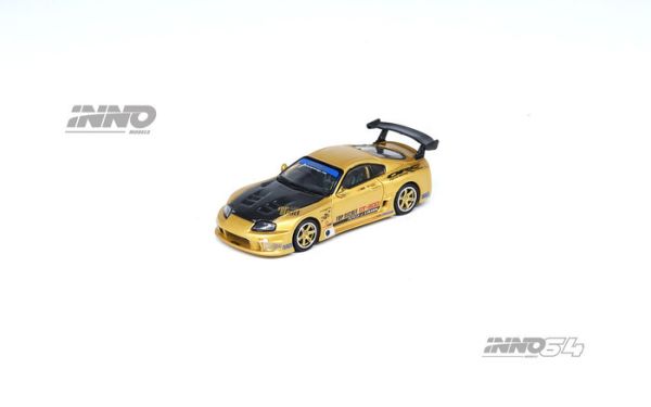 INNO64 1/64 豐田 TOYOTA SUPRA (A80) TOP SECRET GT300 IN64-A80TS-GOLD INNO64 1/64 豐田 TOYOTA SUPRA (A80) TOP SECRET GT300 IN64-A80TS-GOLD